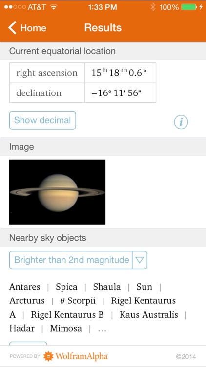 Wolfram Planets Reference App