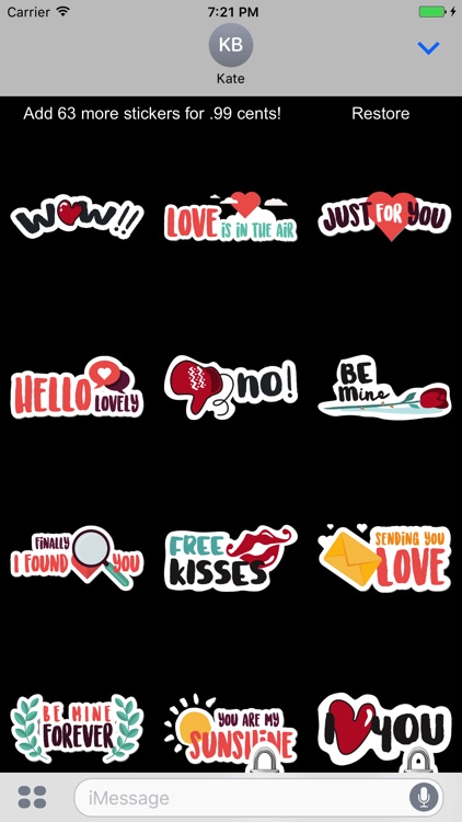 In Love Sticker Pack