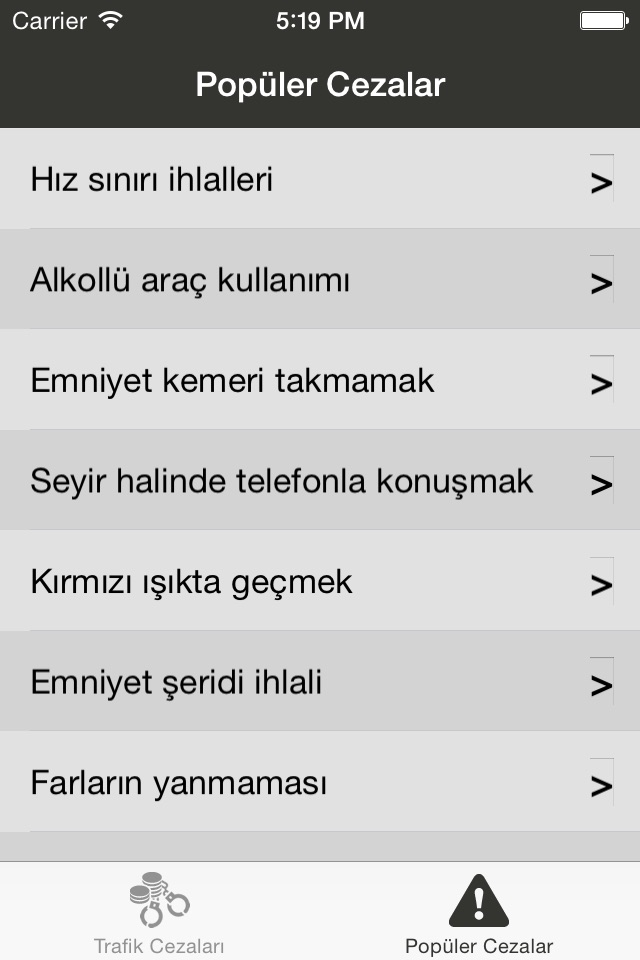 Trafik Cezaları screenshot 3