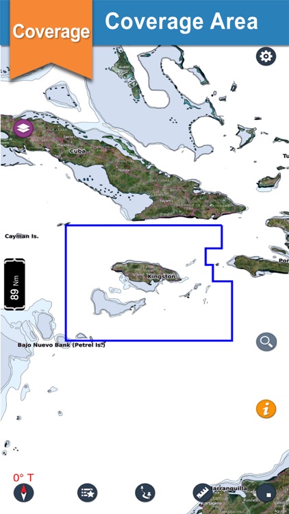 Jamaica GPS charts For Boating
