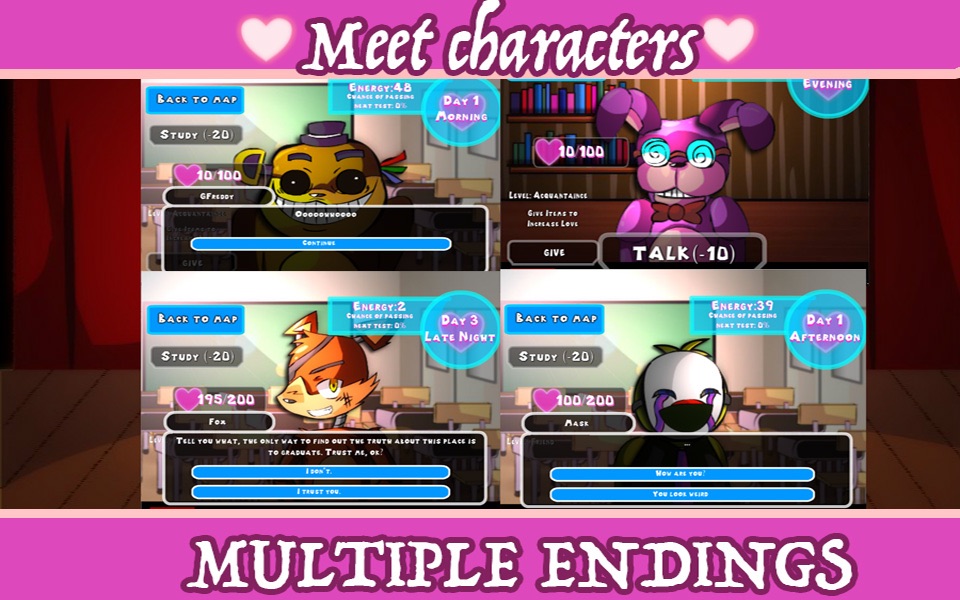 Five Tries At Love 2- An Animatronic Dating Sim screenshot 3