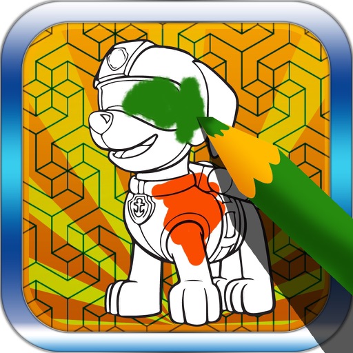 Color Book Game for Kids: "Paw Patrol version" by Rodrigo Pastorino