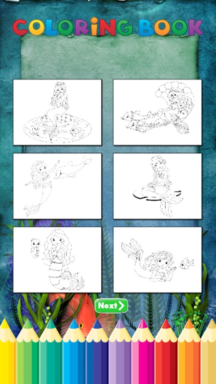 Mermaid Art Coloring Book - Activities for Kid