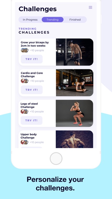 Workouts & Fitness Challenge screenshot 4