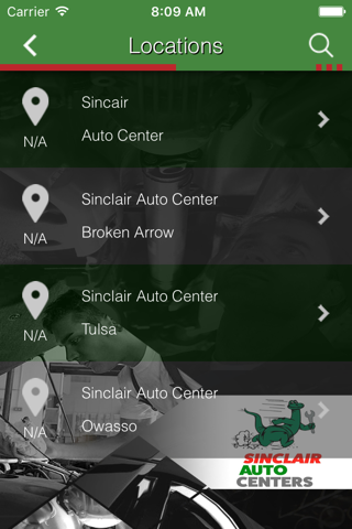 Sinclair Auto Centers screenshot 2