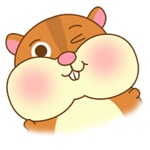 Chubby Hamster - Cute stickers for iMessage