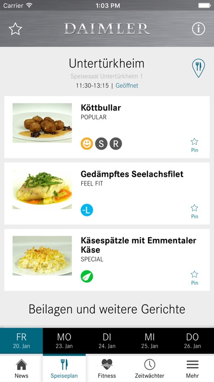 Daimler 4You - Mitarbeiter App
