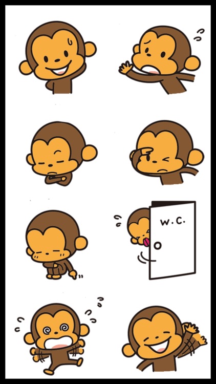 Best Funny Monkey Stickers