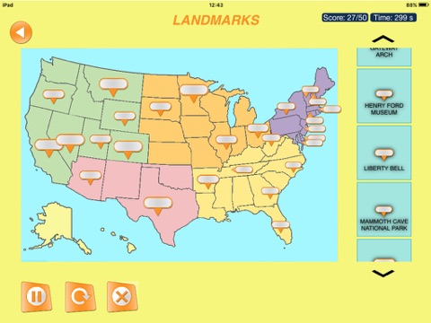 USA Geography Game screenshot 2