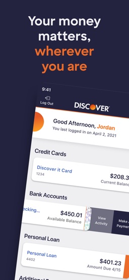 Discover Mobile app screenshot