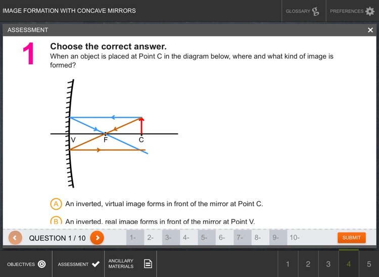 Img Formation w Concave Mirror screenshot-4