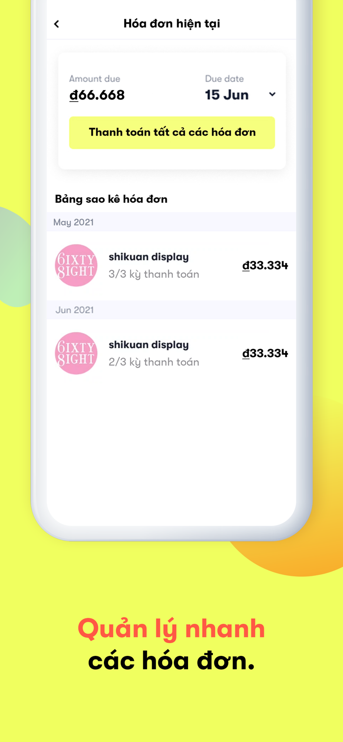 atome VN - Buy now. Pay later