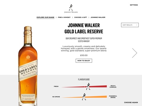 Johnnie Walker Whisky Navigator screenshot 2