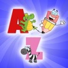 Icon kids A-Z alphabet tracing reading