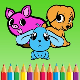 Pet Painting, Coloring and Drawing Animal for Kids