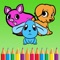 Games coloring animal on the iPhone and iPad