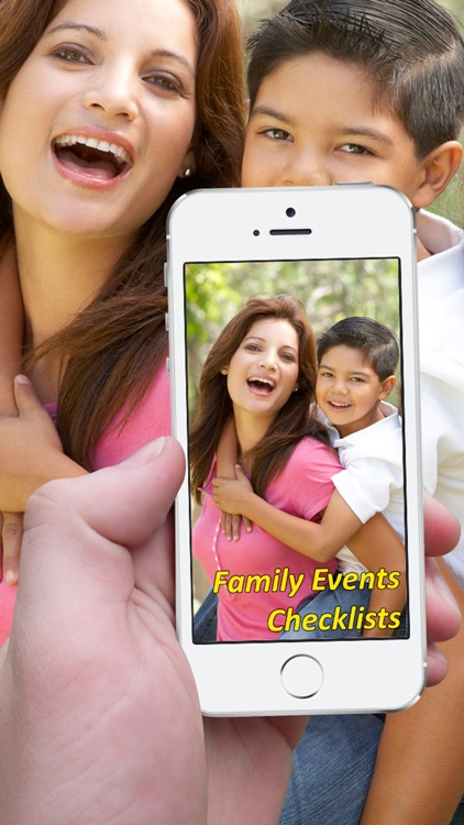 All Family Events Checklists