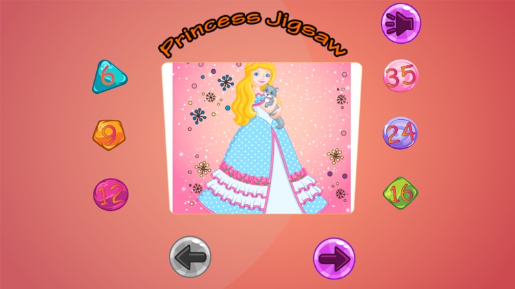 Cute Princess Jigsaw Puzzle for Kids