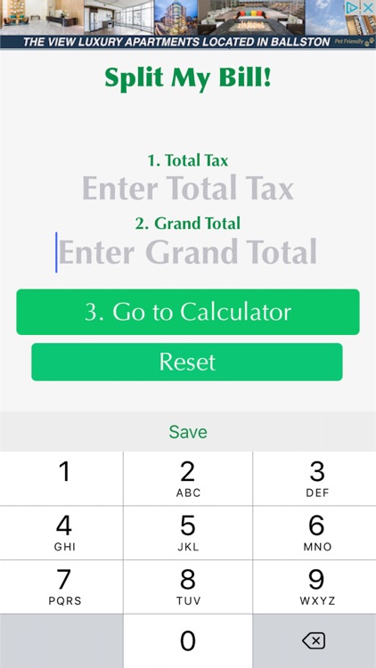 Split My Bill-Fast & Easy Tip