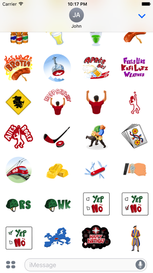 SwissMoji - Swiss Stickers(圖2)-速報App