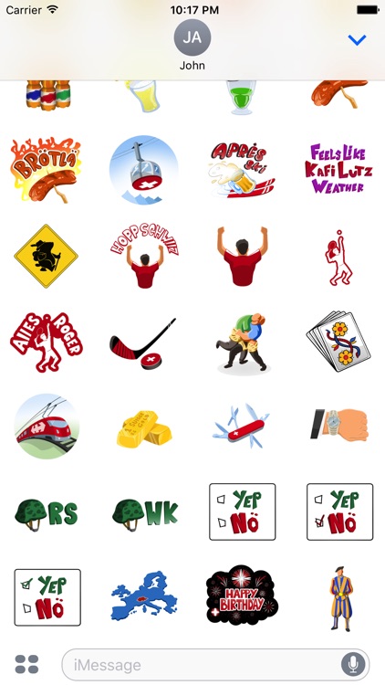 SwissMoji - Swiss Stickers