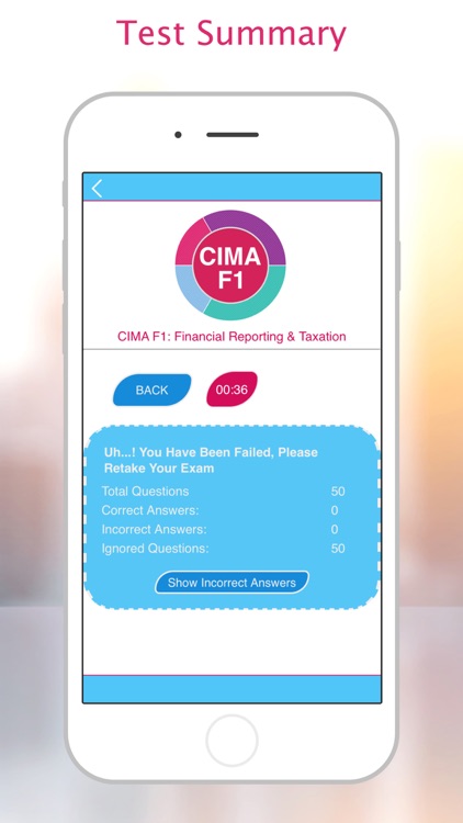 CIMA F1: Financial Reporting and Taxation. screenshot-3