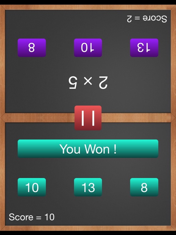 Times Tables Duel - Fun 2 Player Math Game для iPad