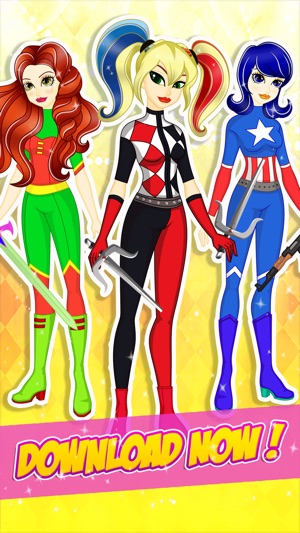 Super Hero Girls Dress Up Games