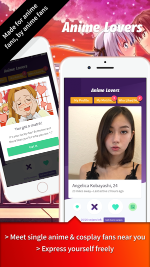 Anime Lovers - Dating App For Cosplay, M