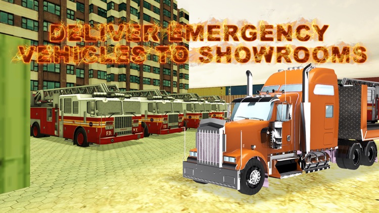 Fire Truck Transporter Simulator & Driving Sim