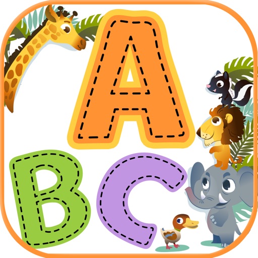 ABC Tracing Alphabet and vocabulary Animals icon