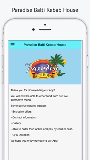 Paradise Balti Kebab House(圖1)-速報App