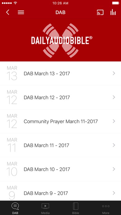 Daily Audio Bible App review screenshots