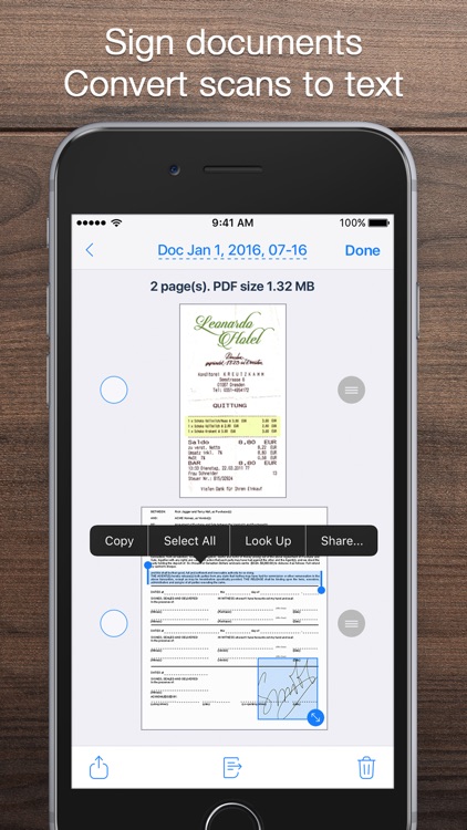 iScanner - PDF Document Scanner App screenshot-3