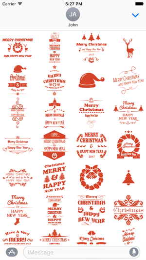 Christmas & New year 2017 Stickers(圖3)-速報App