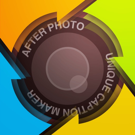 After Photo - Add caption and text over your pic