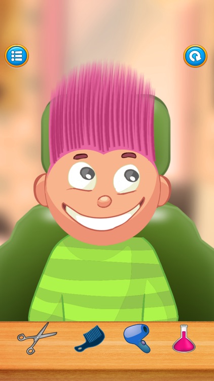 Child game / Pink hair cut screenshot-0