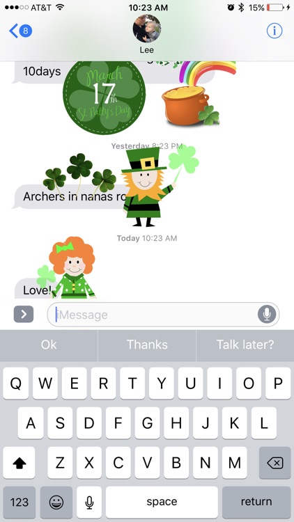 St. Patrick's Lucky Sticker Pack