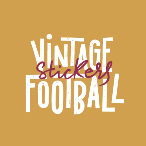 Vintage Football Stickers