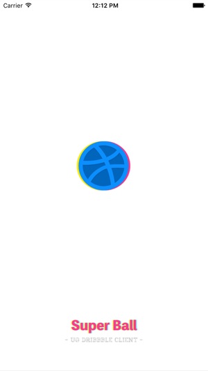 Super Ball - UIGreat Dribbble client -