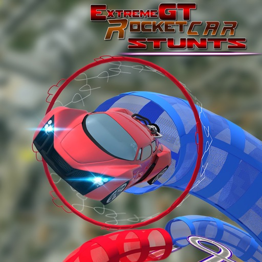 GT Rocket car Driver stunts 3D Icon