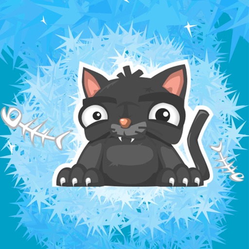 Black Cat hunt-greedy cat and fish iOS App