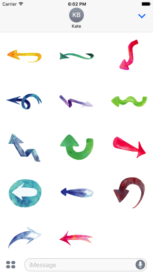 Animated Watercolor Arrow Stickers(圖2)-速報App