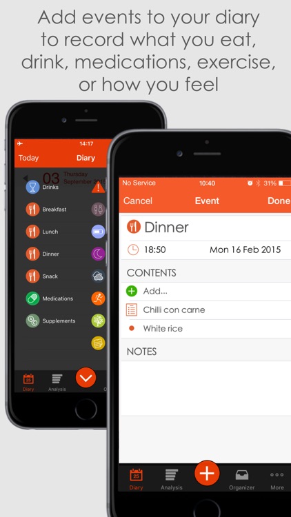 mySymptoms Food Diary & Symptom Tracker