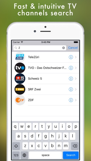 Suisse TV - Fernsehen die Schweiz live(圖5)-速報App