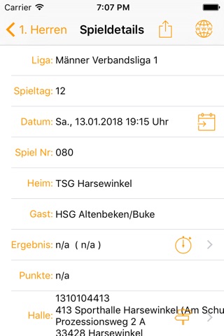 TSG Harsewinkel Handball screenshot 3