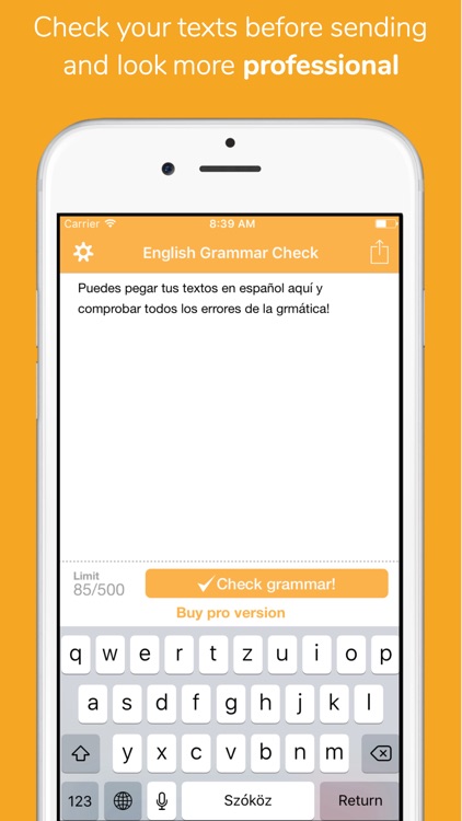 Corrígeme Lite- Spanish Spelling and Grammar check