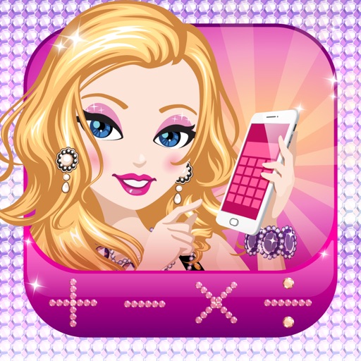 Star Girl Calculator Icon
