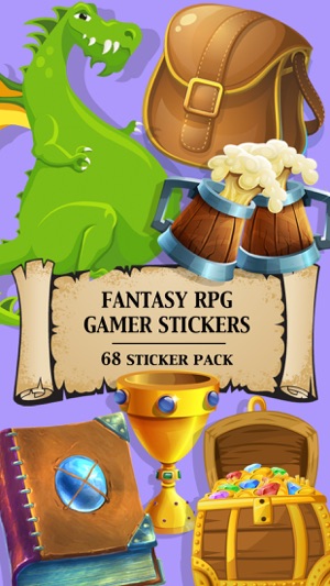 Fantasy RPG Gamer Sticker Pack(圖1)-速報App