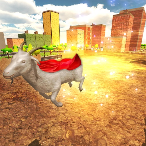 Crazy Flying Goat Adventure Icon